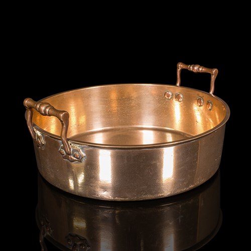 Antique Duck Roasting Pan, English Bronze