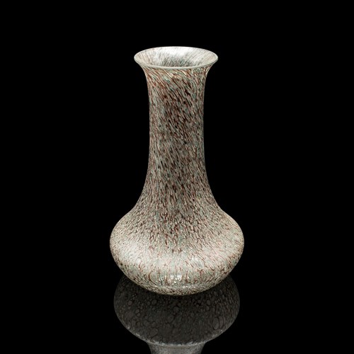 Vintage Flower Vase, Scottish, Art Glass, Display, Tear Drop Posy Sleeve, C.1980