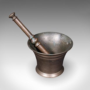 Antique Chemist's Counter Mortar & ...