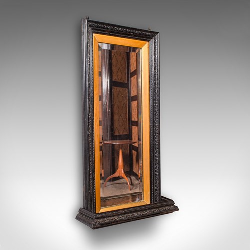 Tall Antique Hall Mirror, English, Reception, Valet, Aesthetic Period, Victorian