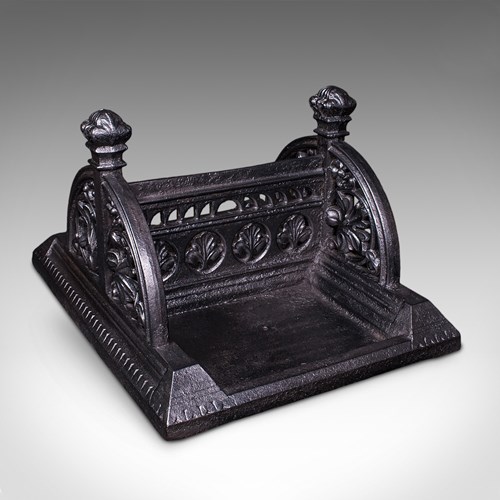 Antique Townhouse Boot Scraper, English, Cast Iron, Shoe Pull, Late Victorian