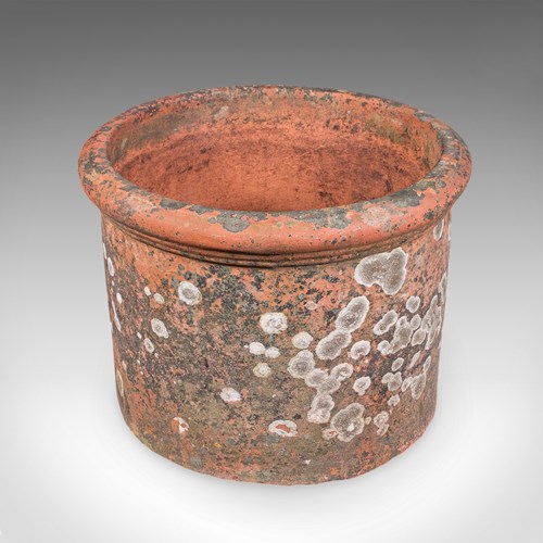 Vintage Patio Jardiniere Pot, Italian, Terracotta, Garden Planter, Veranda, 1970