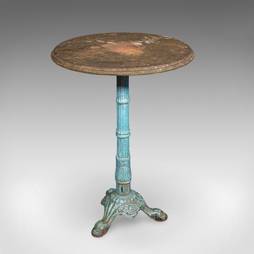 Antique Conservatory Table, English, Alabaster Marble, Portico, Veranda, Regency