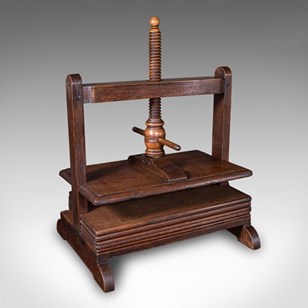 Large Antique Ladies Flower Press, ...