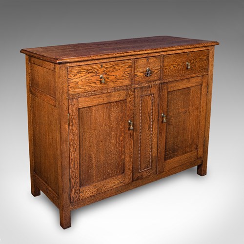 Antique Dining Cabinet, English Oak, Sideboard, Drinks Cupboard, Edwardian, 1910