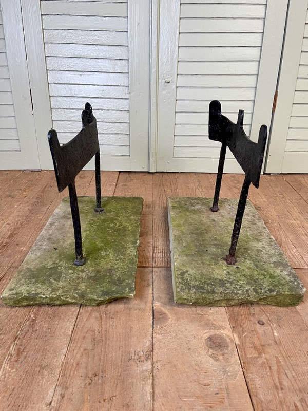 Antique Wrought Iron Boot Scrapes, Pair-lovingly-made-furniture-img-1684-main-638050879297152829.jpeg