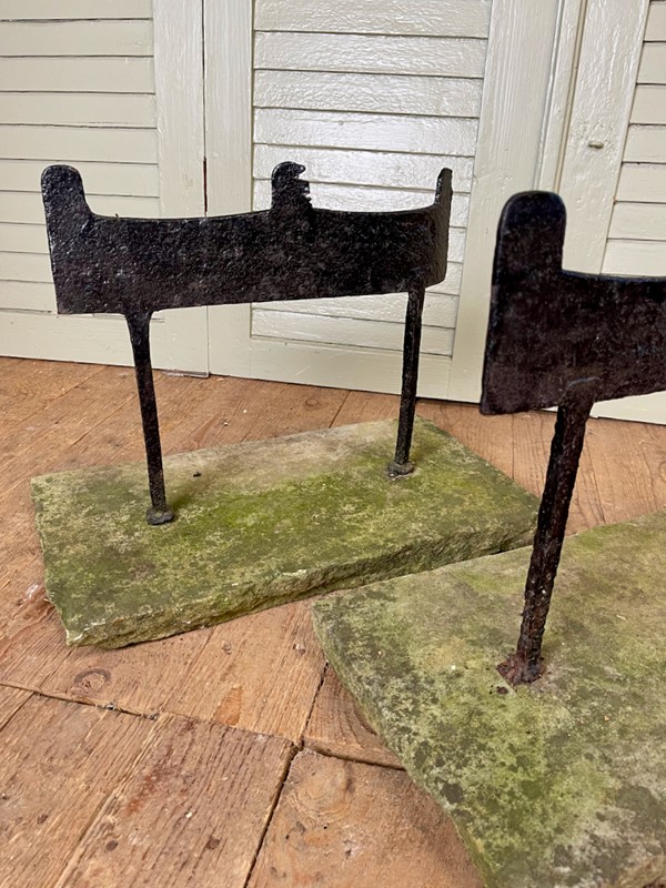 Antique Wrought Iron Boot Scrapes, Pair-lovingly-made-furniture-img-1691-main-638050879339678937.jpeg
