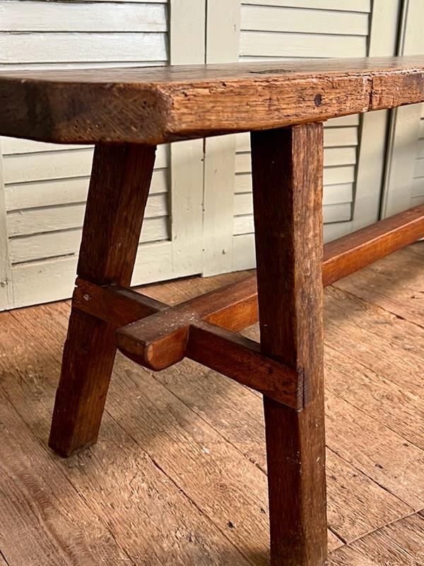 Antique French Oak Bench, C19thc -lovingly-made-furniture-img-7312-main-638277924550508001.jpeg