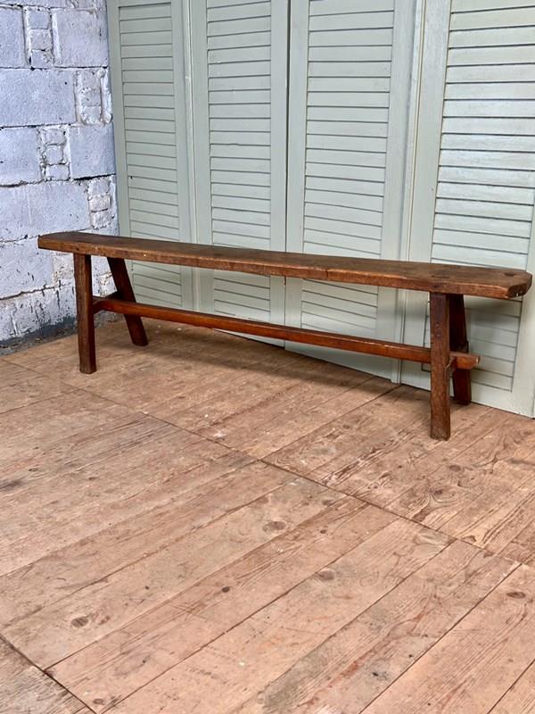 Antique French Oak Bench, C19thc -lovingly-made-furniture-img-7316-main-638277924557382311.jpeg