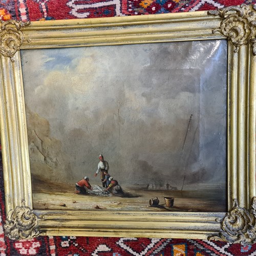 19Th Century Oil On Canvas Attributed To Henry Perlee Parker