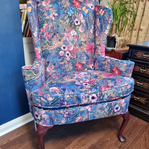 Early 20Th Century Irish Wing Armchair