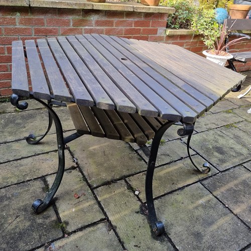 Hand Forged Garden Table By R S Watts & Sons