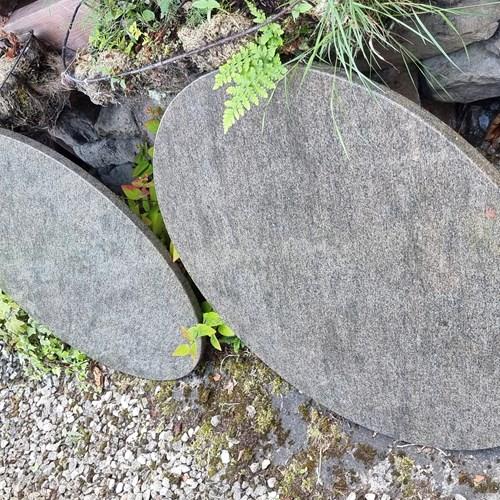 Pair Of Large Granite/Marble Garden Table Tops