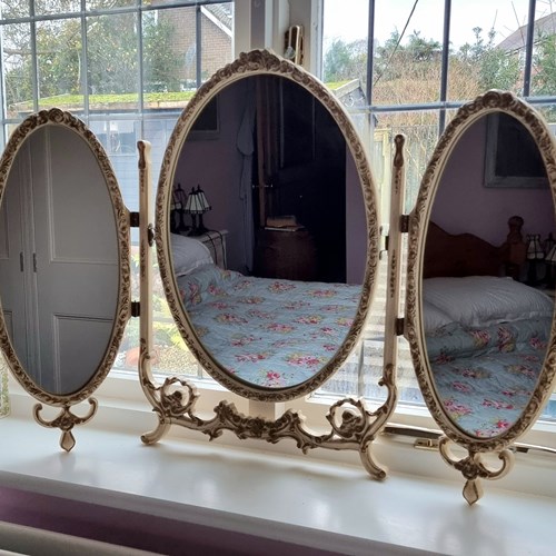 Stylish Triple Dressing Table Mirror C1930