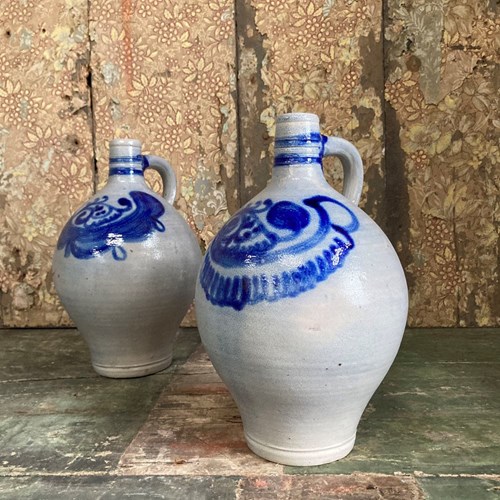 Pair Of Salt Glaze Jugs