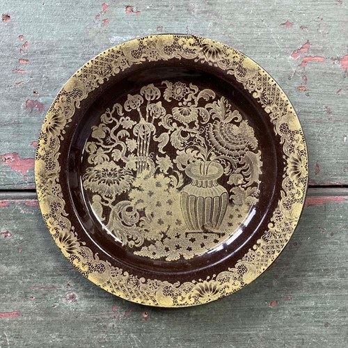 Victorian Floral Plate