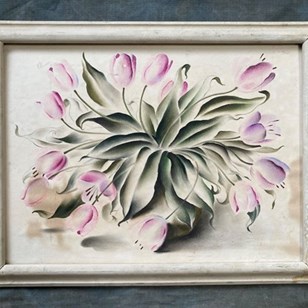 'Pink Tulips' - Still Life Painting...