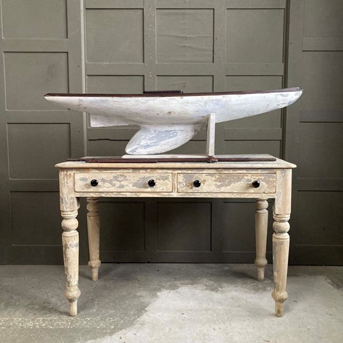 Large Pond Yacht Hull (White)