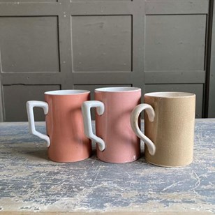 Antique Pottery Tavern Ale Tankards...