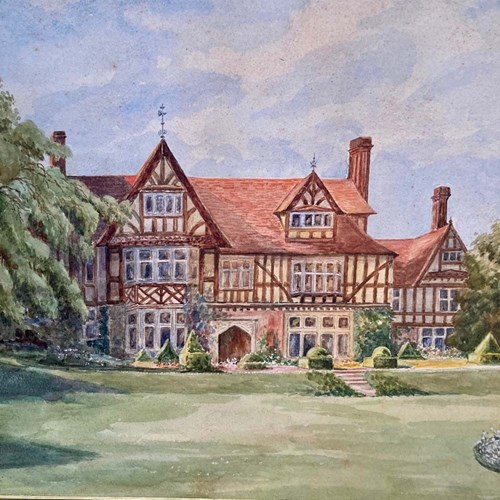 Edwardian House Watercolour - 'The Holt'
