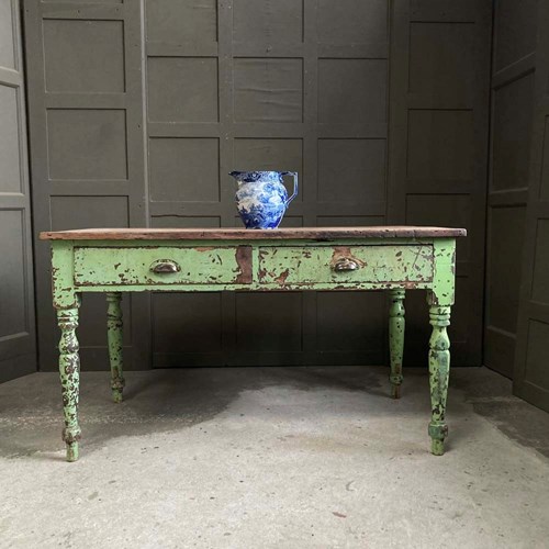 Farmhouse Kitchen Prep Table