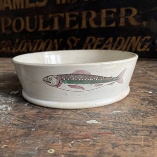 19Th C. Pearlware Char Dish