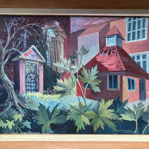 St Mary's Churchyard Painting By Donald Tapster