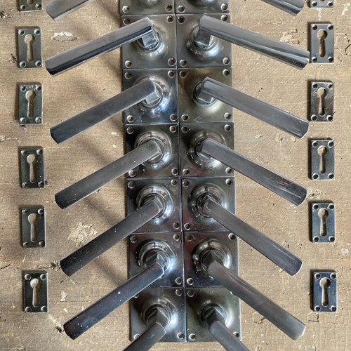 Vintage Art Deco Lever Door Handles