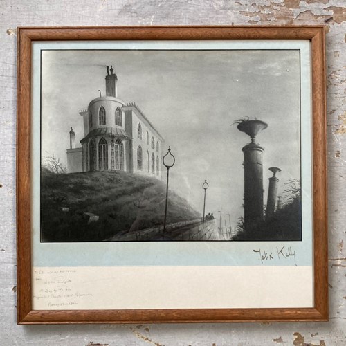 Felix Kelly (1914–1994), 'A Day By The Sea' - John Gielgud