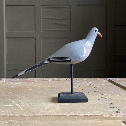 Vintage Wood Pigeon Decoy - #1