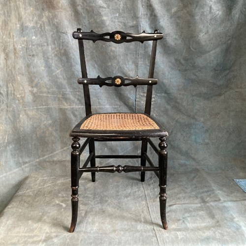 Ebonised Aesthetic Bedroom Chair