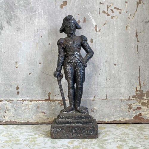 Victorian Cast Iron Doorstop - Lord Nelson