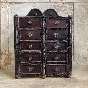 Victorian 'Tramp Art' Drawers