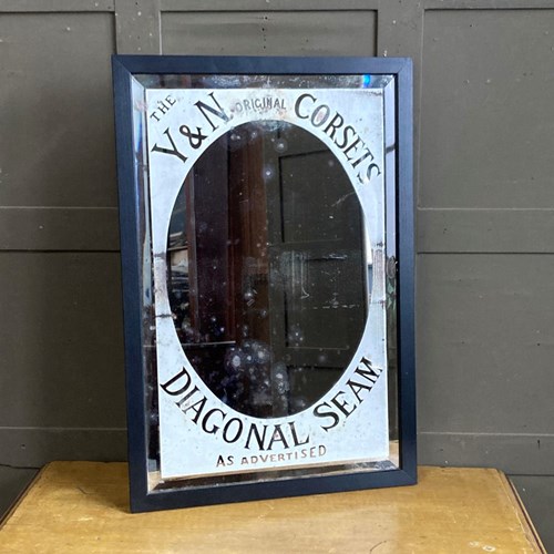 Antique Shop Mirror - 'Y & N Corsets'