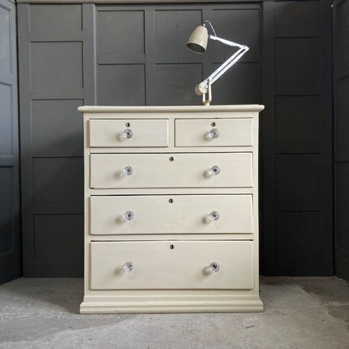 Antique Painted Chest Of Drawers