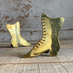 Antique Brass Boot Ornaments