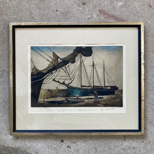 Edward Bouverie Hoyton (1900–1988) Etching - 'Kathleen And May'