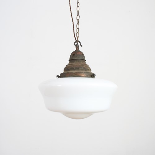 Antique Church Opaline Pendant Light – AV