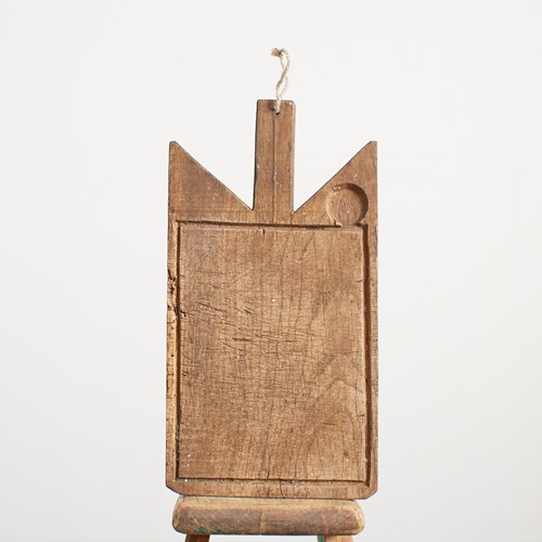 Reclaimed Antique French Oak Wooden Bread Chopping Board -BA