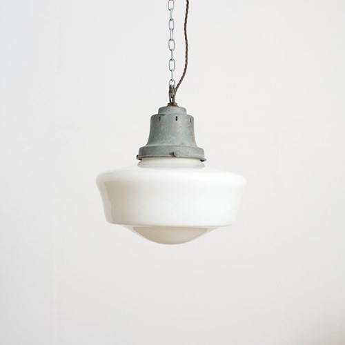 Antique Church Opaline Pendant Light – AS