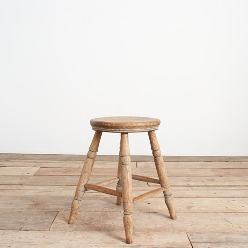 Vintage Rustic Wooden Stool