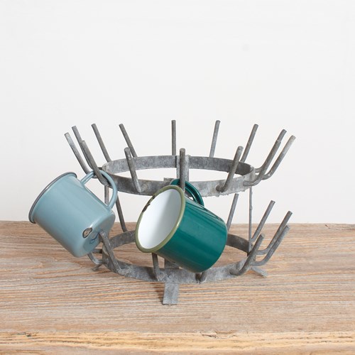 Vintage French Bottle Drying Rack- B