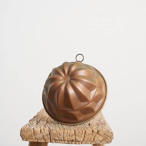 Large Antique Copper Jelly Mould – A