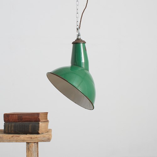Antique Green Benjamin Enamel Parabolic Light – A