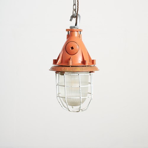 Vintage Industrial Cage Ceiling Pedant Light