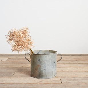Vintage Galvanised Bucket Garden Pl...