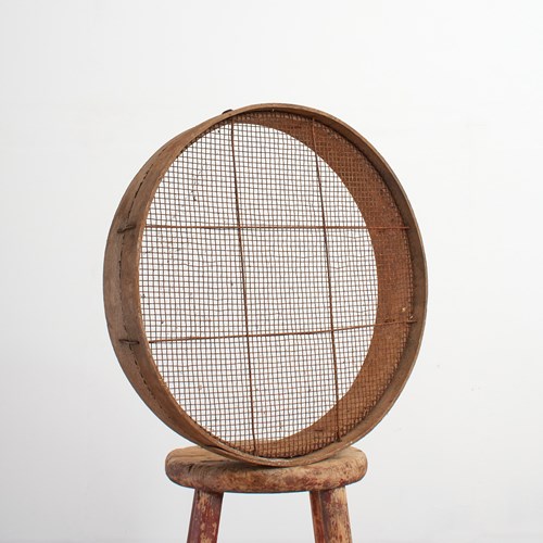 Vintage Garden Riddle Sieve- J
