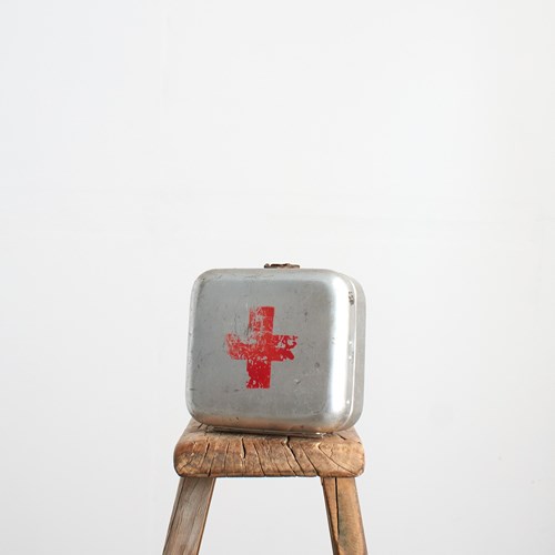 Small Antique Vintage Medical First Aid Box – C