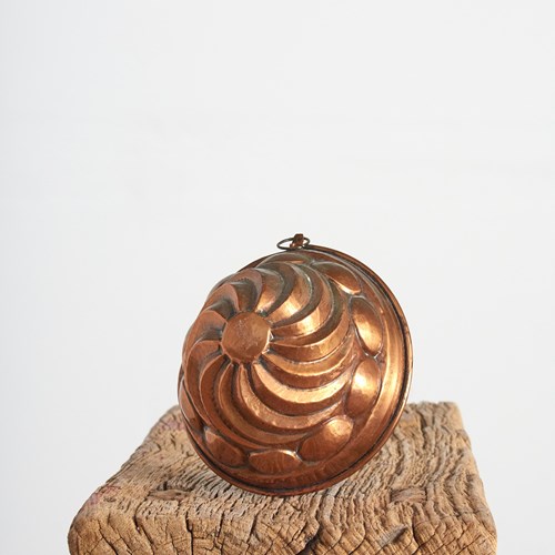 Antique Copper Jelly Mould – Medium