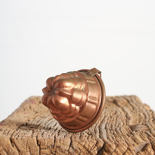 Antique Copper Jelly Mould – Small